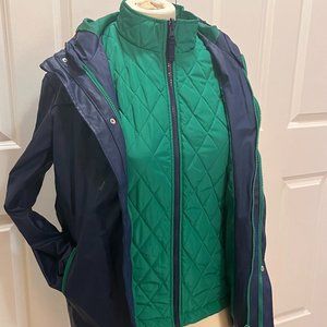 BNWOT Kids 12/14 Large 2-in-1 Rain jacket